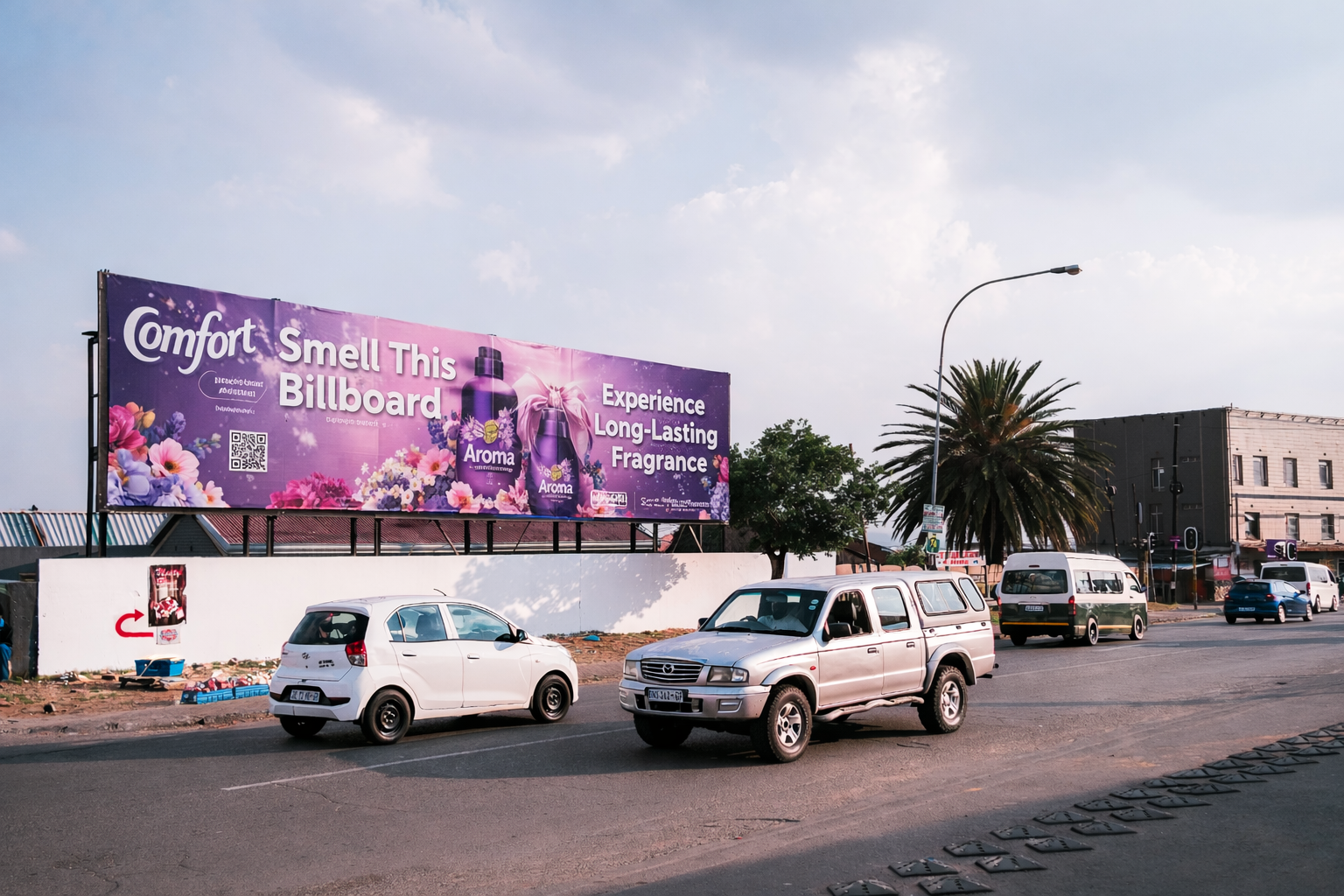 Highway billboard landscape