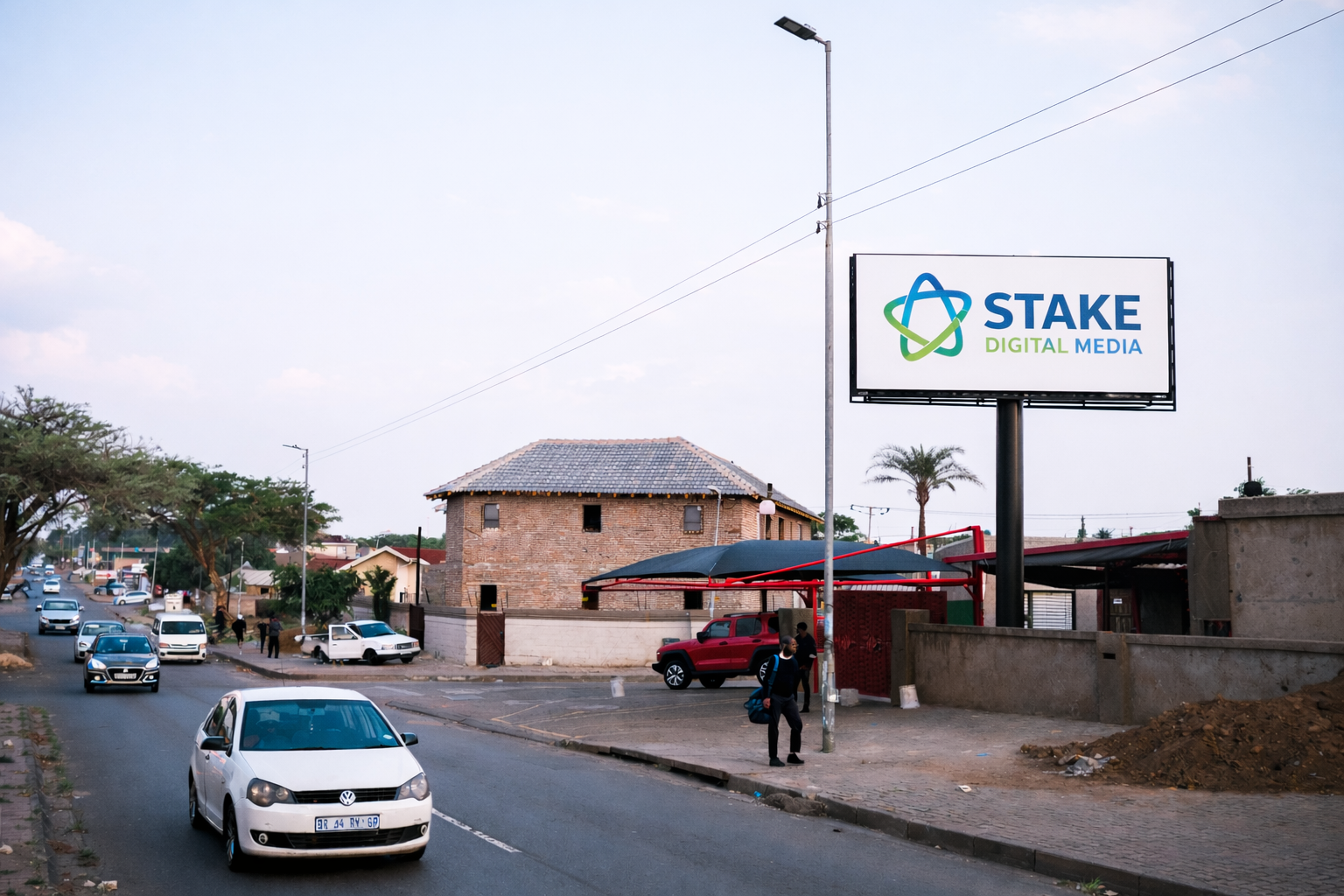 Building wrap billboard